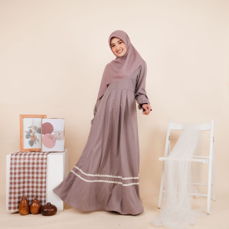 TERBARU | BAJU GAMIS | MEDINA DRESS | WANITA MUSLIM | BY ZLY DRESS