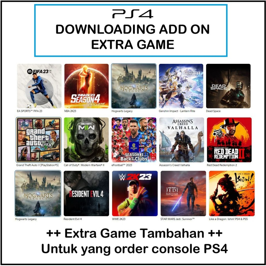 Add On Game Digital PS4 Butikgames