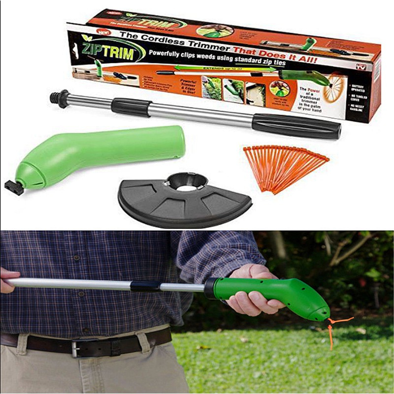 ALAT POTONG RUMPUT ELEKTRIK PORTABLE ZIP TRIM MESIN TRIMMER RUMPUT TAMAN