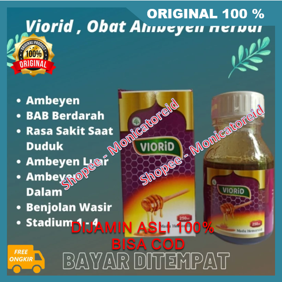 Viorid Madu Obat Wasir Solusi Atasi Ambeyen Atau Wasir Dijamin Ada Perubahan 100% ORIGINAL BPOM