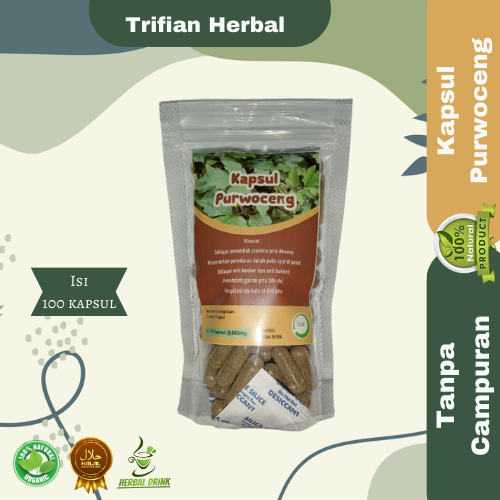 Kapsul Purwoceng (isi 100) Trifian Herbal