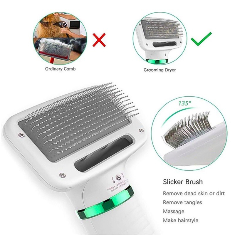 HAIR DRYER - Pet Grooming Dryer 2in1 Sisir Pengering Bulu Hewan Kucing Anjing Kelinci