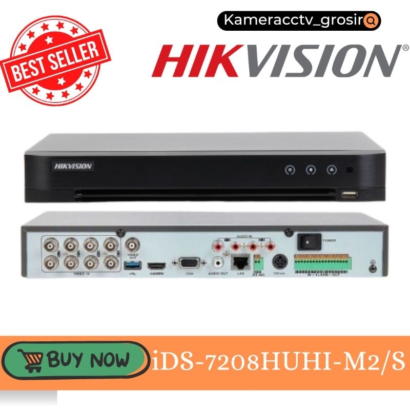 DVR HIKVISION 8-CH iDS-7208HUHI-M2/S