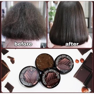 MASKER RAMBUT MELURUSKAN PELURUS RAMBUT ALAMI SMOOTHING KERATIN TREATMENT KOREA SWIZSTERLAND COKLAT 