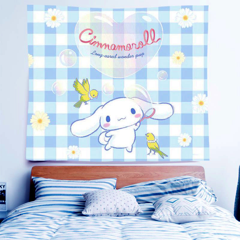 POSTER KAIN WALLPAPER KAIN HIASAN BACKGROUND DINDING MOTIF SARIO CINNAMOROL MY MELODY KARTUN ANIME NARUTO DEKORASI RUMAH RUMAH RUANG TIDUR ANAK ANAK PREMPUAN CEWEK COWOK KADO ULTAH ULANG TAHUN UNIK KEKINIAN