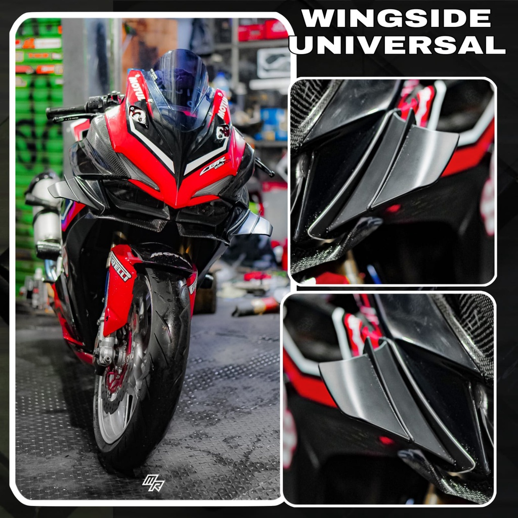 AEROFAIRING UNIVERSAL | AERO FAIRING NINJA FI MODEL AERO DUCATI WINGLET NINJA FI WINGLET DUCATI | WI