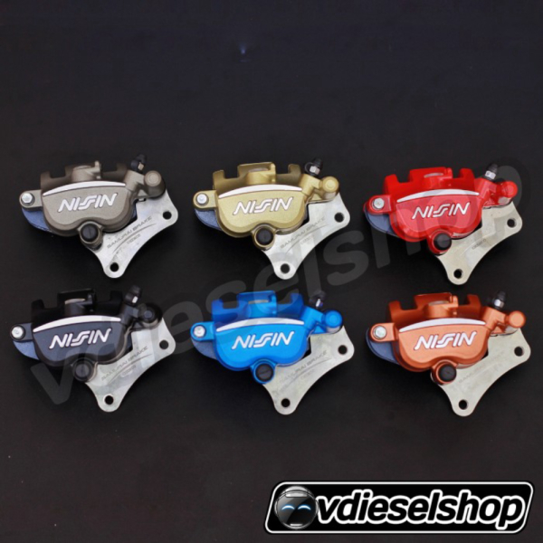 {Sparepart} Kaliper Rem Depan Nissin Samurai 2 Piston Ninja 150 R RR Satria FU GSX - Biru Murah