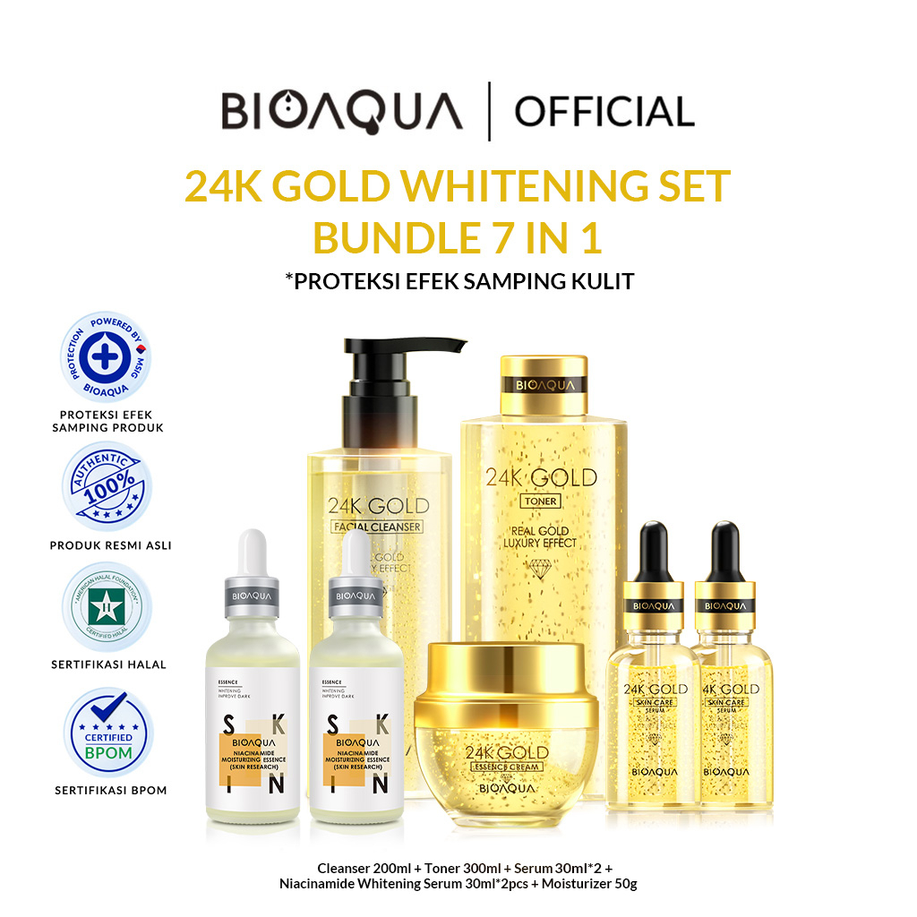 BIOAQUA 24K Gold Skincare Paket Anti aging