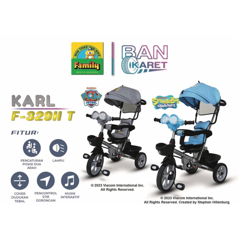 Sepeda Roda Tiga Family Balita 329HT