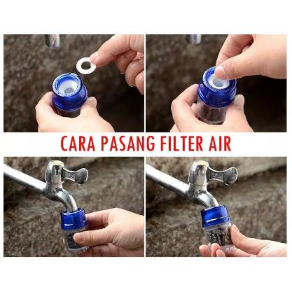 Saringan Keran Air Filter Penyaring Kran Batu / Medical Stone Water Purifier PAM Minum Sumur Mini [MF]