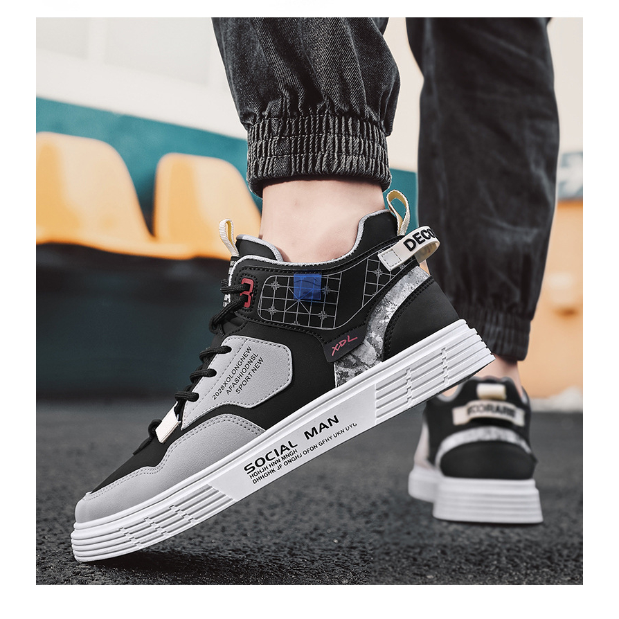 Sepatu Sneaker Pria Import - AIR SOCIA-XDL Sneakers Cassual Shoes - Sepatu Kasual Santai