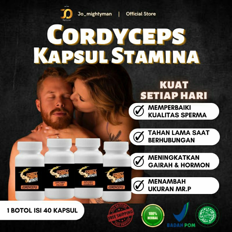 OBAT KUAT PRIA HERBAL CORDYCEPS 100% ORIGINAL TAHAN LAMA
