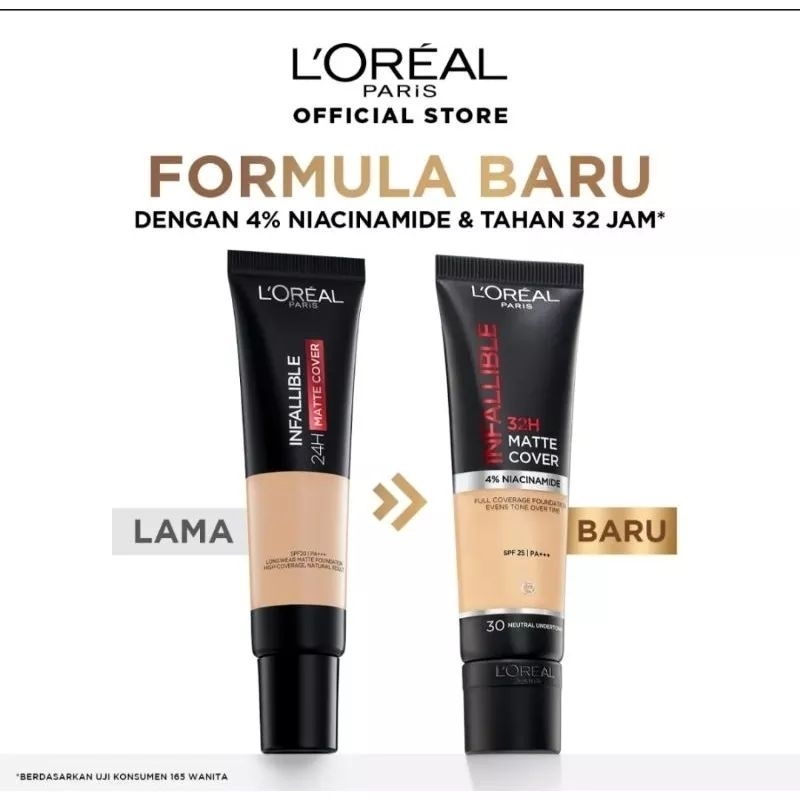 Original L'oreal Loreal Infallible 32H Matte Cover 35 ml 30 95 105 110 118 125 128 140 147 240