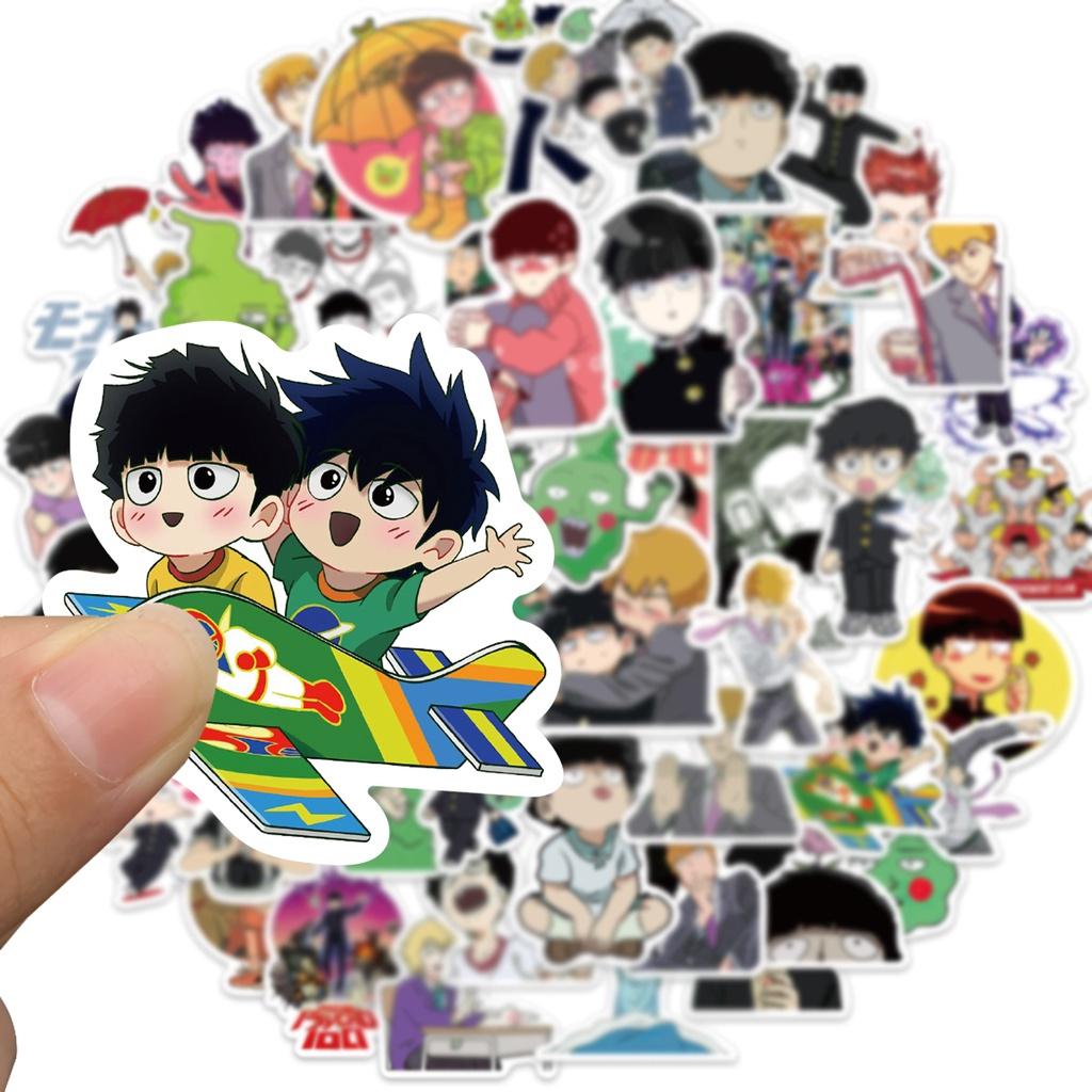 MOB001 – Sticker Stiker MOB Psycho 100 Anime Jepang