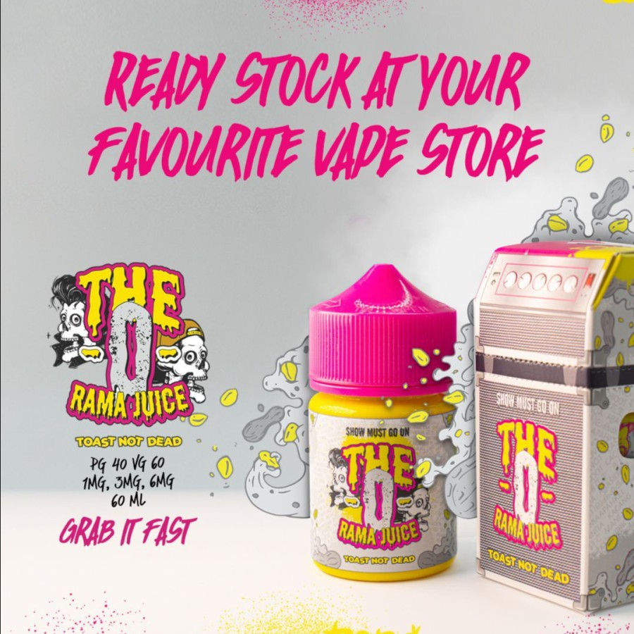 The O Rama Juice Toast Not Dead 60ML by Poda Liquid x Fatriio