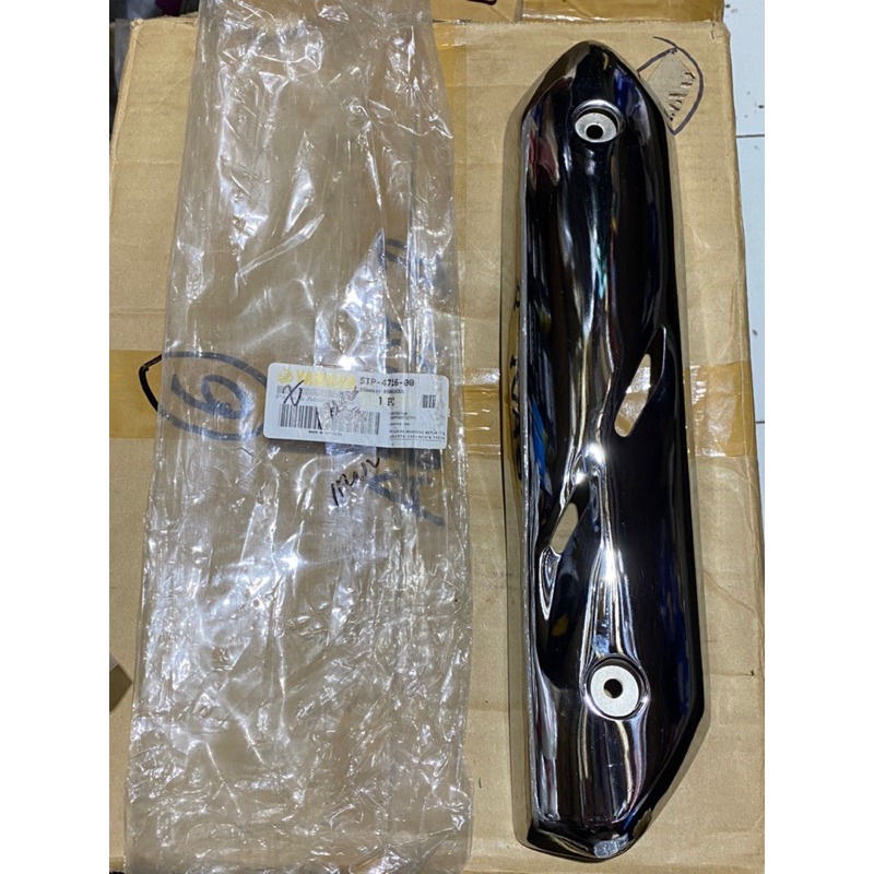 TUTUP KNALPOT COVER MUFFLER JUPITER Z OLD JUPITER Z 2004 2005 ORIGINAL TUTUP KANLPOT JUPITER OLD 5TP