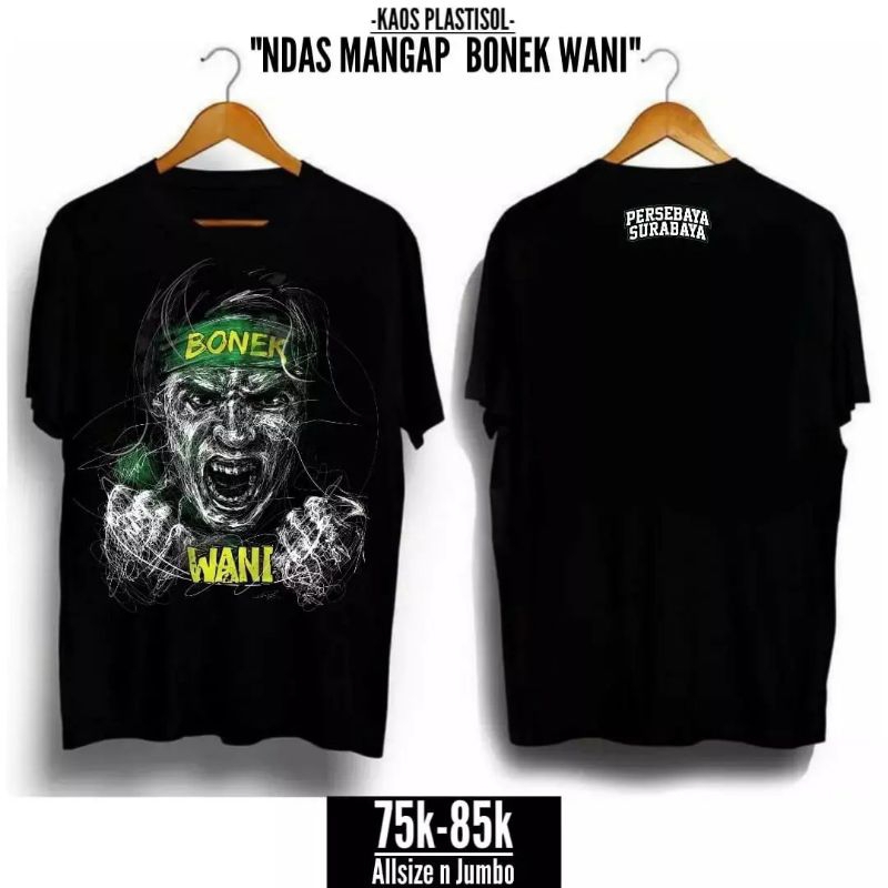 KAOS NDAS MANGAP hitam