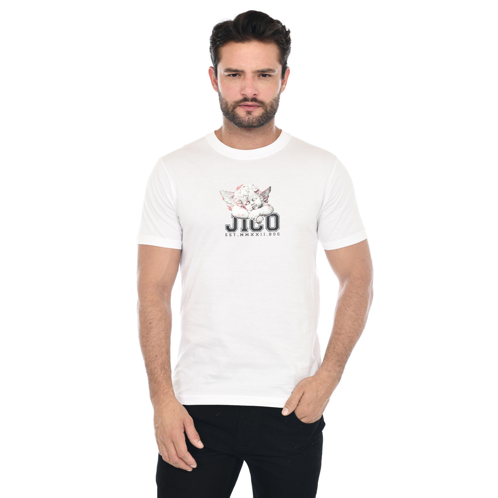 Jico - Kaos Sablon Brand Jico Distro Lokal Kota Bandung List Sleep Angel M L XL