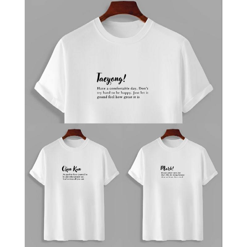 TSHIRT QUOTES NCT 127 NCT DREAM WAVY KAOS KPOP