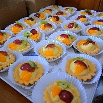 

Pie buah mini || fruity pie || pastry cream || palembang