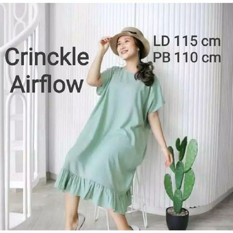 Daster Ruffle Crinckle