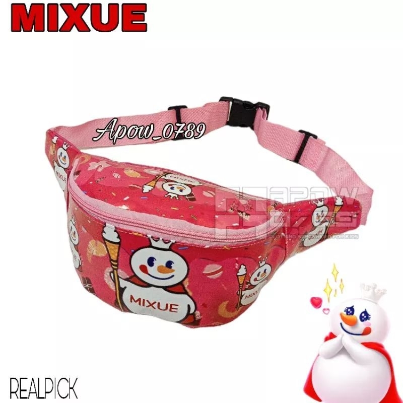 PDF New Waistbag anak Tas Selempang Mixue Tas Bahu