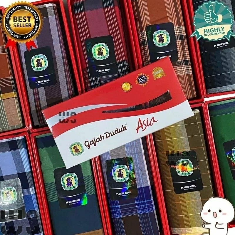 sarung gajah duduk asia premium / sarung dewasa