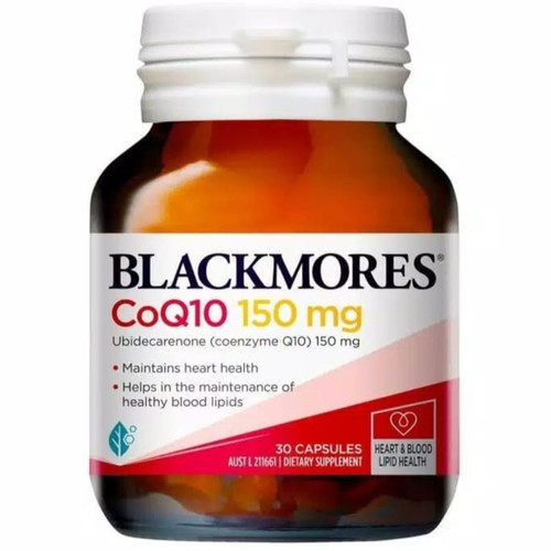 Blackmores Coq10 150mg - isi 30 Kapsul Untuk Kesehatan Jantung