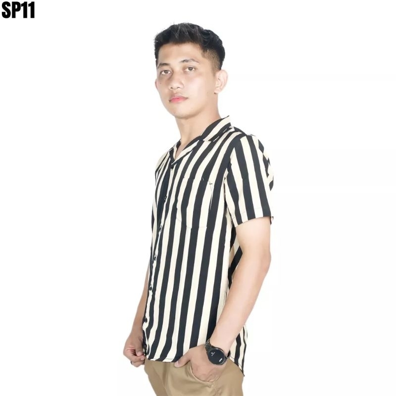 KEMEJA SALUR LENGAN PENDEK DEWASA SIZE M. L.. Xl TERLARIS