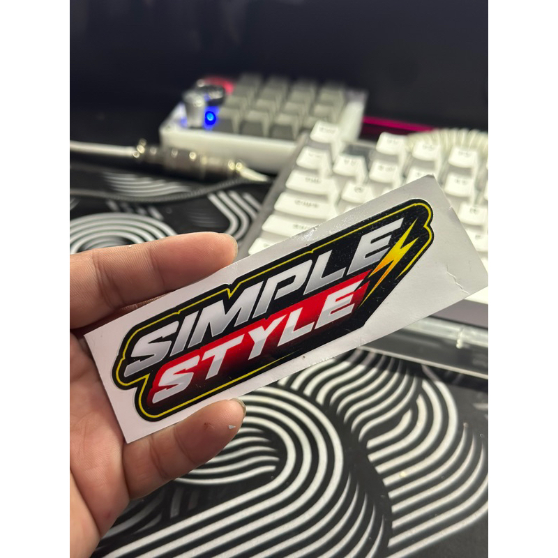 STIKER SIMPLE STYLE