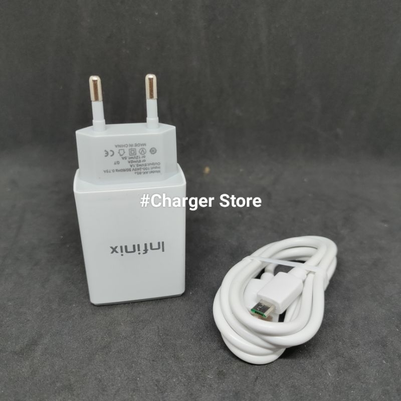 Charger Infinix 10W 2A Kabel Micro USB Flast Charging