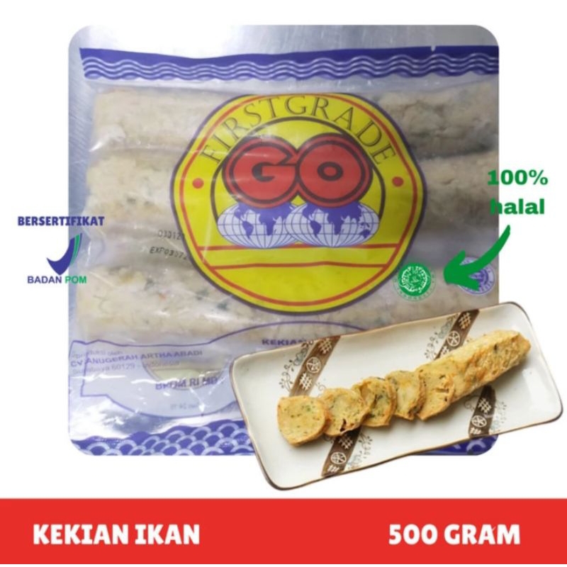 

First Grade GO Kekian Ikan Panjang isi 3 500gr