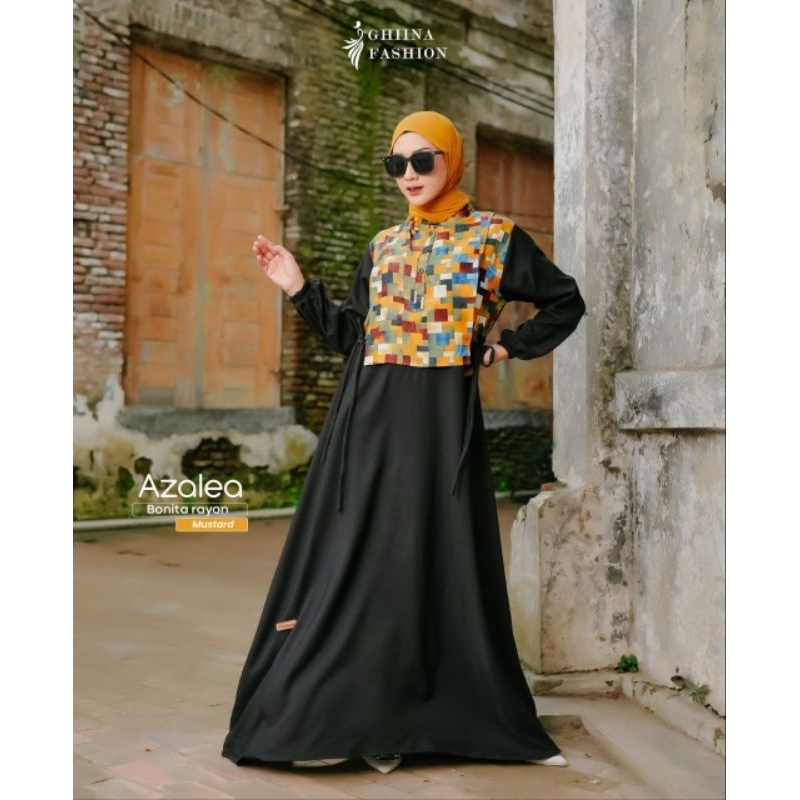 READY STOK AZALEA DRESS DEWASA | DRESS ONLY | RAYON PREMIUM