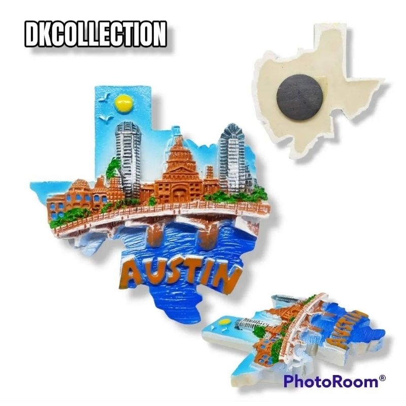 Tempelan kulkas magnet los angeles usa souvenir oleh oleh negara los angeles usa amerika