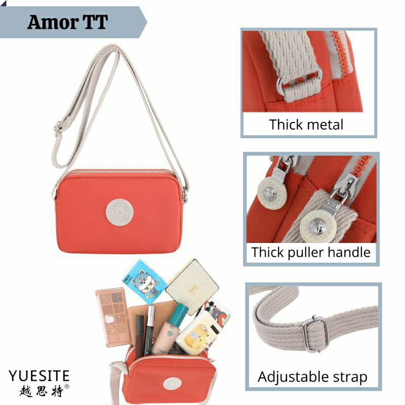 YUESITE AMOR TT TAS SELEMPANG KECIL SIMPLE KOREA STYLE SMALL SLINGBAG