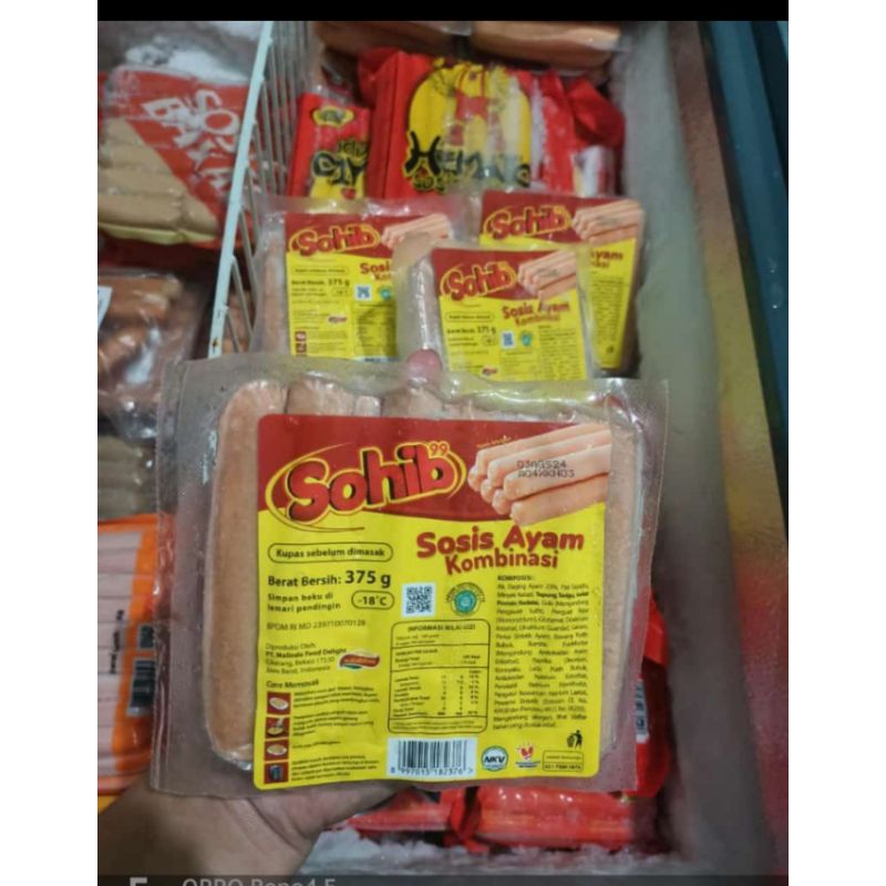 

Sosis kombinasi ayam sohib 375 gr