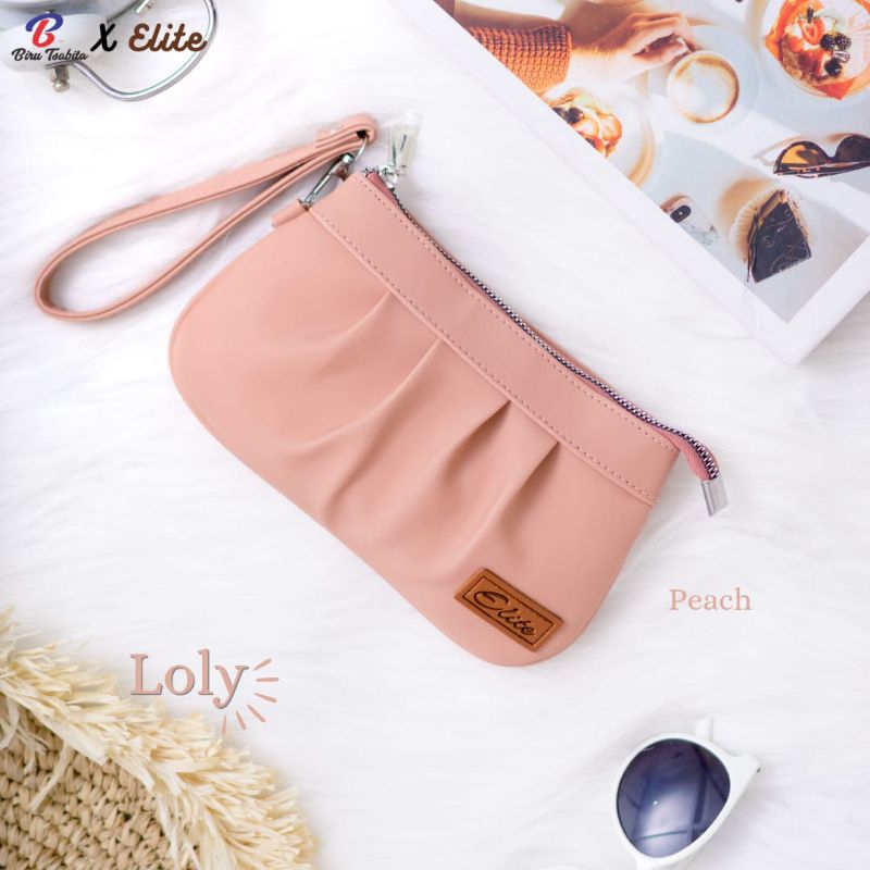 pouch Loly/ tas wanita terbaru/ original biru tsabita