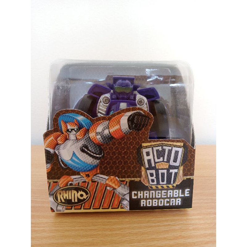 ROBOT RHINO ACTOBOT MAINAN ROBOT MINI TOBOT KEREN