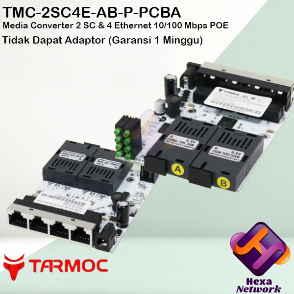 Tarmoc Media Converter 2 SC 4 LAN 10/100 Board 2 Port FO 4 Port Rj45 2 FO 4 LAN / 2FO 4LAN Board