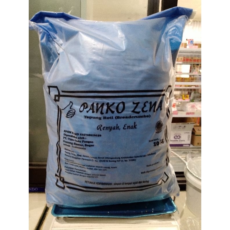 TEPUNG ROTI PANKO ZENA MIX/PANCO ZENA MIX  BREAD CRUMB 10 KG