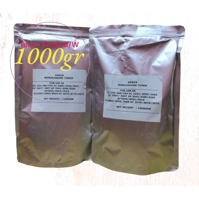Toner mesin fotocopy Xerox 1000gr