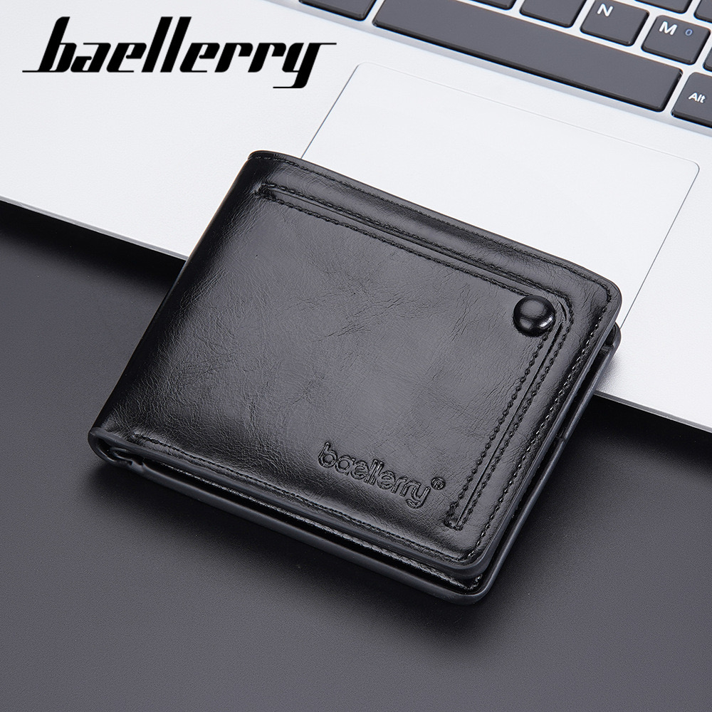 ORIGINAL BAELLERRY D3243 DOMPET UANG PRIA WANITA KILAT LILIN LIPAT