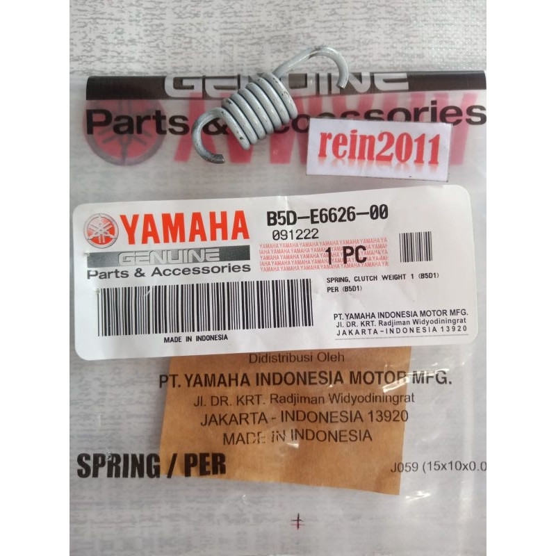 PER KAMPAS GANDA FREEGO FREE GO ASLI ORI YAMAHA B5D E6626 00