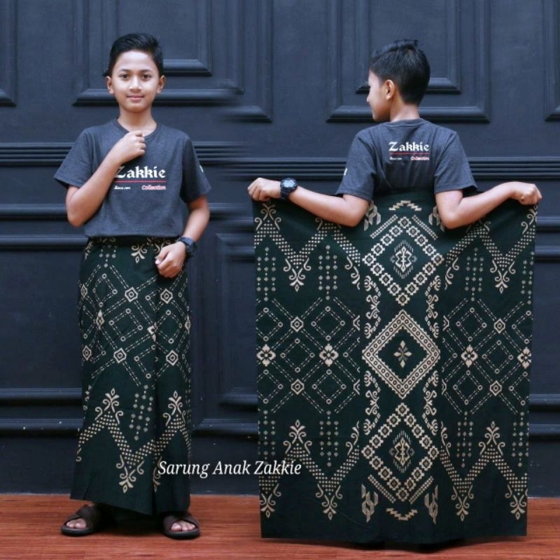 Sarung Anak SD/SMP Kang Santri - BISA COD BAYAR DITEMPAT- Sarung Batik Santri