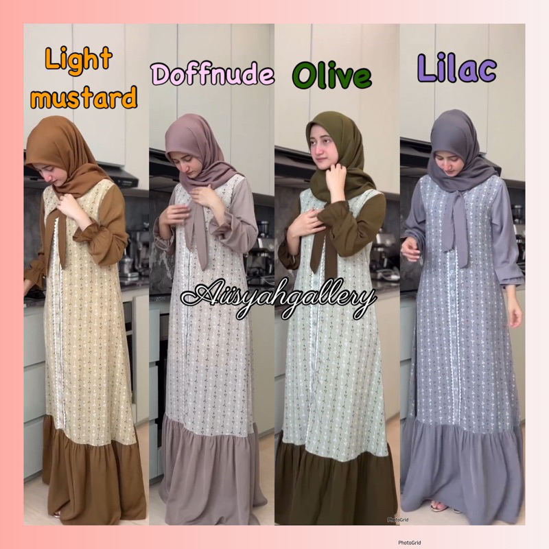 JIHAN RAYA DRESS BY NADEEA ORI