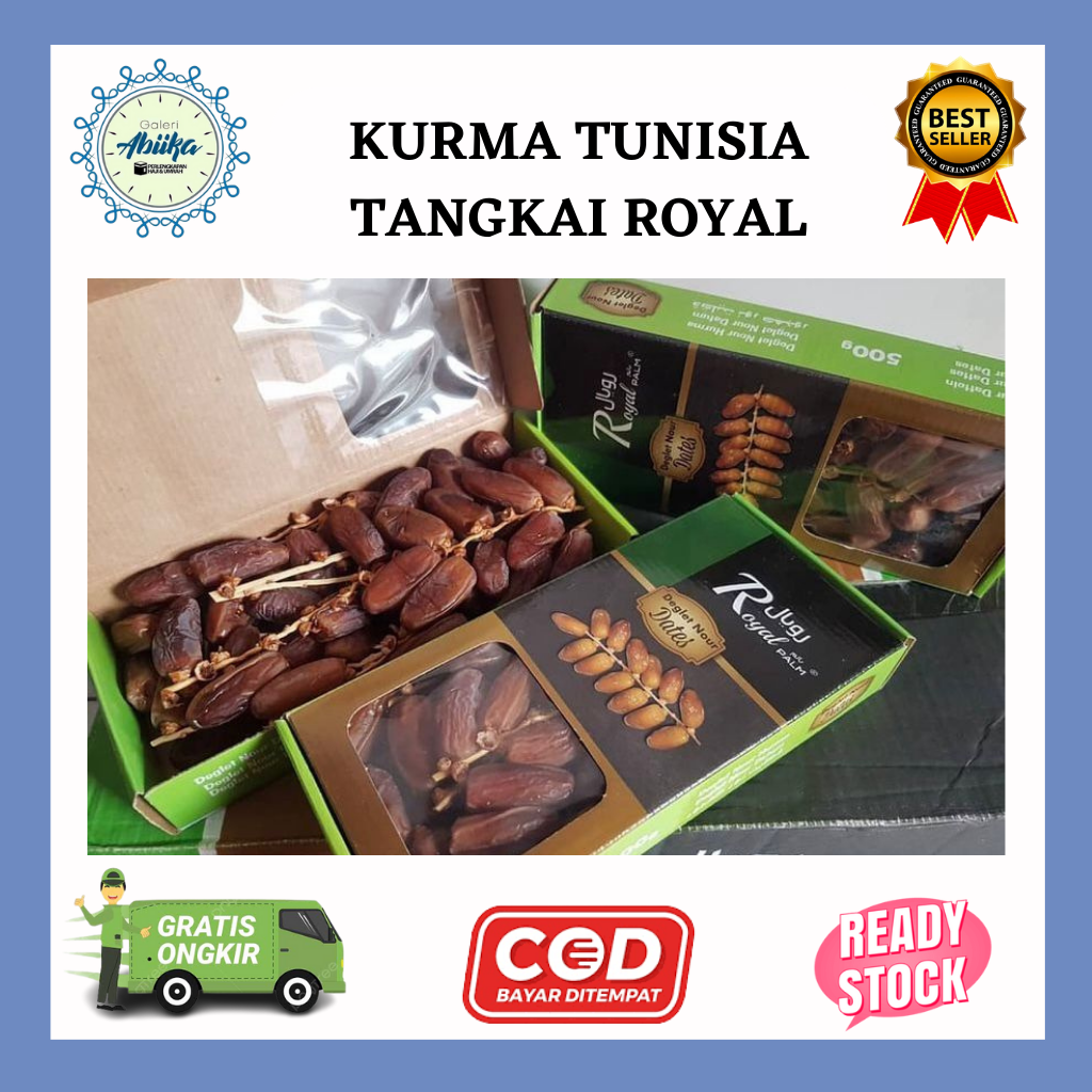 

Kurma tangkai Tunisia Royal 500gr