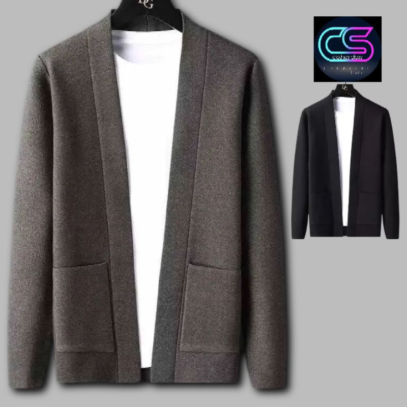 Cardigan Pria Cardigan Rajut Pria Cardigan Slimfit Cotton Rajut Halus Premium