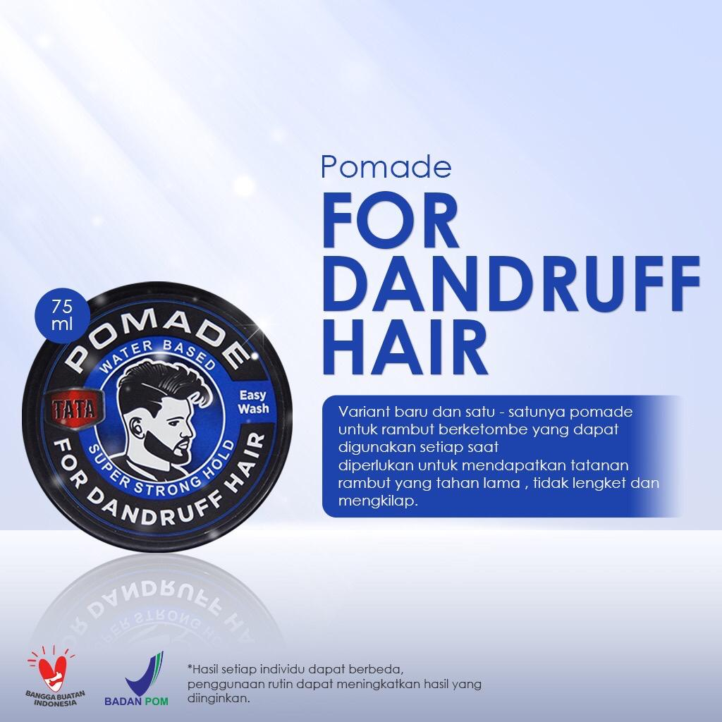 Tata Pomade Super Strong Hold &amp; Pomade For Dandruff Hair 75g