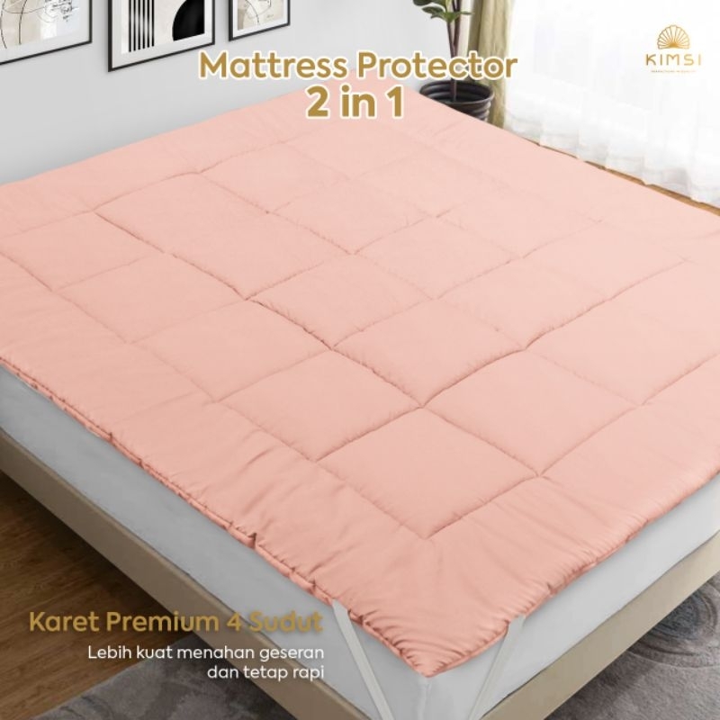 Mattress Topper Protector Silicon Matras Silikon Tebal dan Nyaman Uk Protektor 120x200/180x200/90x20