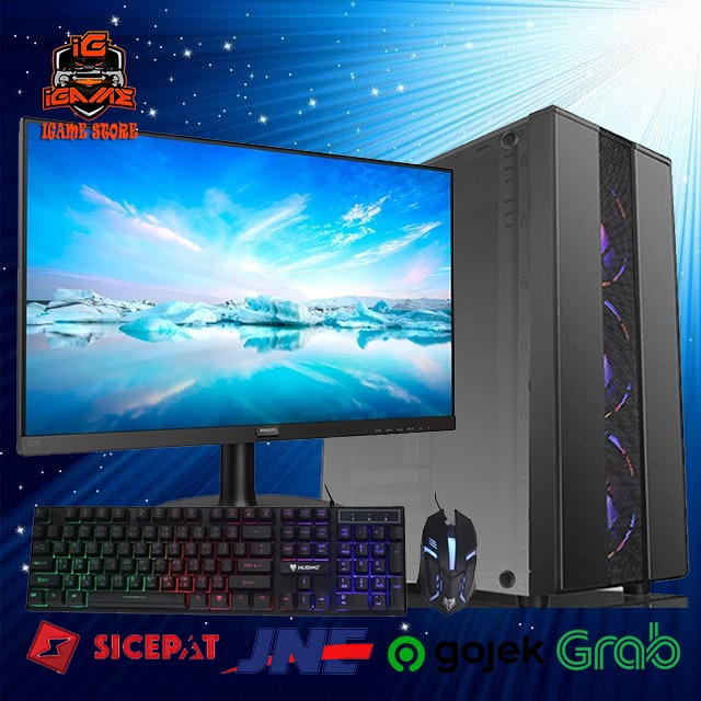 FULL SET PC GAMING Intel Core i5 4590 / DDR 16GB / Monitor 24&quot; NAMPOL GAN